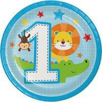 One is Fun Boy Jungle Themed 1st Birthday Party Supplies
