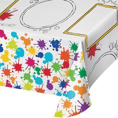 Art Party Activity Paper Tablecover-Artist Themed Birthday Supplies-Party Things Canada