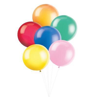 Assorted Giant Balloons-Gigantic Solid Color Latex Balloons-Party Things Canada