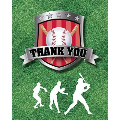 Baseball Thank You Cards Sporting Events Creative Converting 