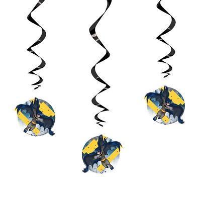 Batman Swirl Hanging Decorations-Party Things Canada