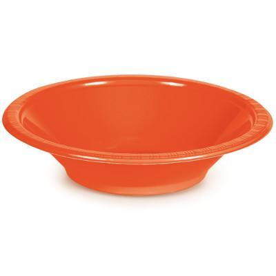 Bittersweet Plastic Bowls Solid Colors Creative Converting 
