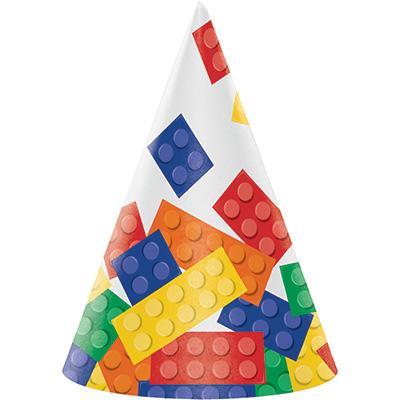 Block Party Birthday Hats-Lego Themed Birthday Supplies-Party Things Canada