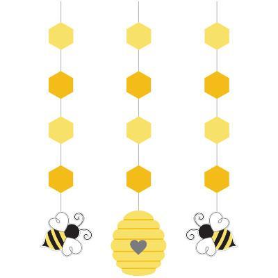 Bumblebee Baby Hanging Cutouts-Party Things Canada