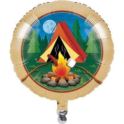 Camp Out Metallic Balloon-Camping Outdoors Themed Birthday Supplies-Party Things Canada