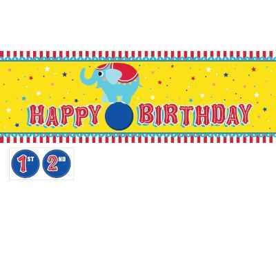 Circus Party Giant Banner-Carnival Themed Birthday Supplies-Party Things Canada
