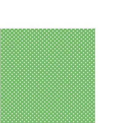 Citrus Green Dots Print Beverage Napkins-Citrus Green Party Tableware-Party Things Canada