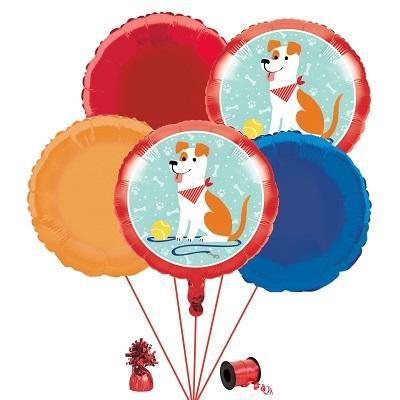 Dog Party Balloon Bouquet-Dogs Themed Birthday Supplies-Party Things Canada