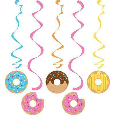 Donut Time Dizzy Danglers-Doughnut Themed Birthday Supplies-Party Things Canada
