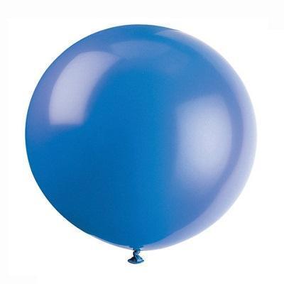Evening Blue Giant Balloons-Gigantic Solid Color Latex Balloons-Party Things Canada