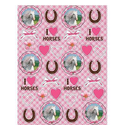 Heart My Horse Value Stickers-Girl Horses Cowgirl Themed Birthday Supplies-Party Things Canada