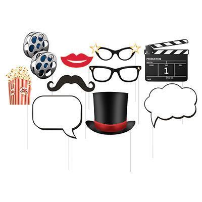 Hollywood Lights Photo Booth Props-Movie Night Awards Hollywood Themed Birthday Supplies-Party Things Canada