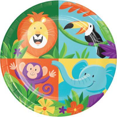 Jungle Safari Luncheon Plates-Party Things Canada