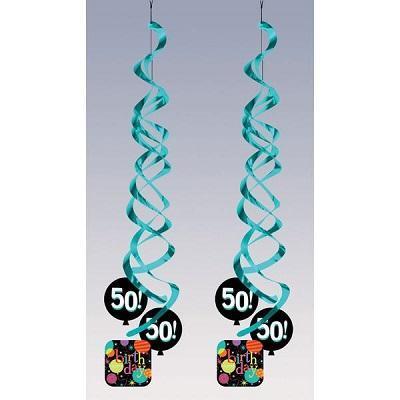 Life is Great '50' Deluxe Danglers-Adults Milestones Birthday Supplies-Party Things Canada
