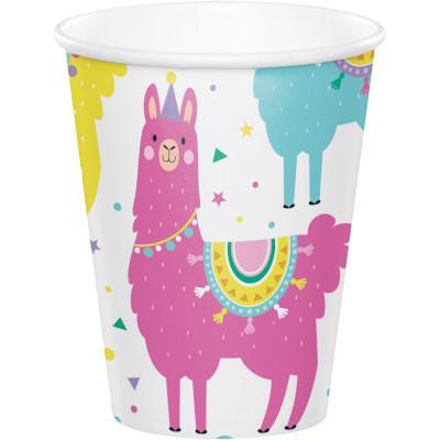 Llama Party Beverage Cups-Party Things Canada