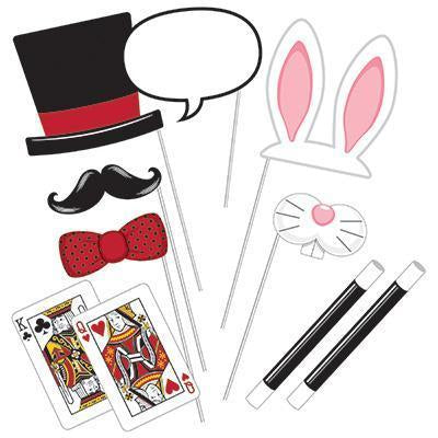 Magic Party Photo Booth Props-Magician Themed Birthday Supplies-Party Things Canada