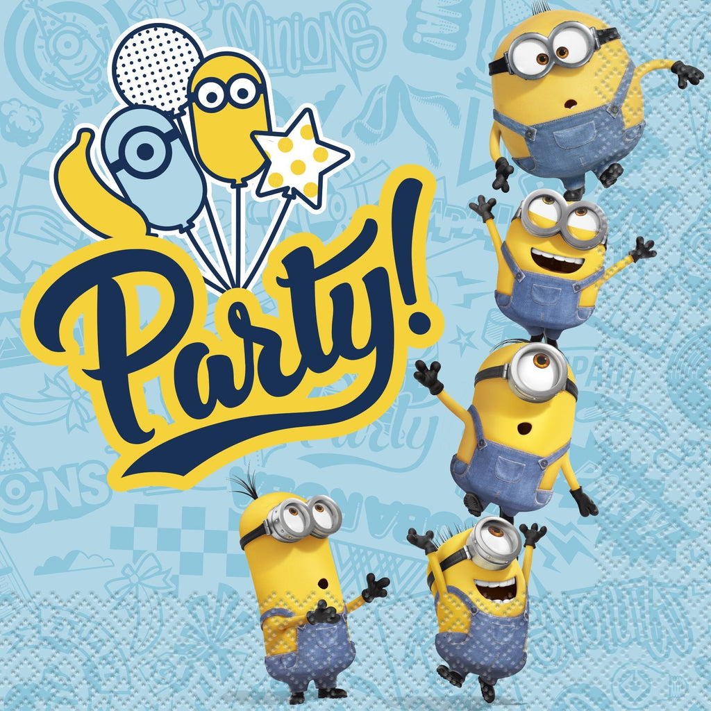 Minions Luncheon Napkins-Party Things Canada
