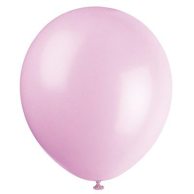 Petal Pink Latex Balloons-Solid Color Latex Balloons-Party Things Canada