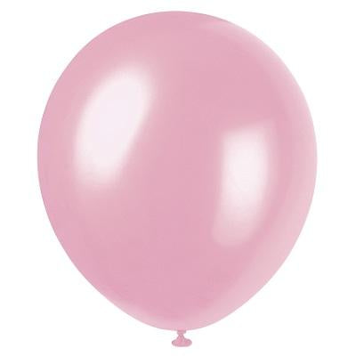 Rose Pink Pearlized Balloons-Pearlized Latex Balloons-Party Things Canada