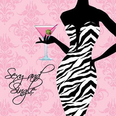 Sassy & Sweet Sexy and Single Beverage Napkins-Bachelorette Party Supplies-Party Things Canada