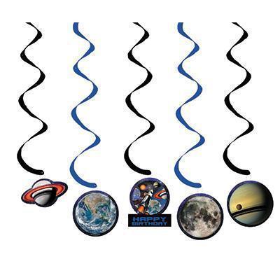 Space Blast Dizzy Danglers-Astronauts and Galaxy Themed Birthday Supplies-Party Things Canada