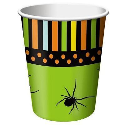 Spooky Spiders Cups-Halloween Spiders Paper Tableware-Party Things Canada