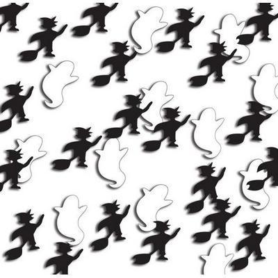 Witches and Ghosts Halloween Confetti-Halloween Decorations-Party Things Canada