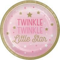 One Twinkle Little Star Girl Themed First Birthday Party Supplies