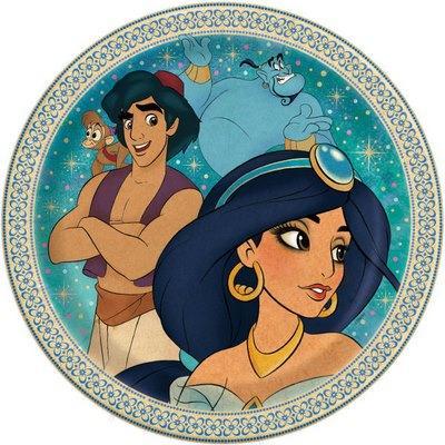 Aladdin Dinner Plates-Disney's Aladdin Birthday Supplies and Decorations-Party Things Canada