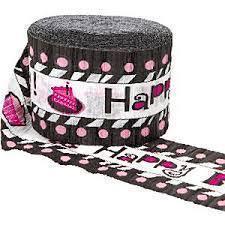 Another Year of Fabulous Crepe Streamers-Woman Milestones Birthday Party Supplies-Party Things Canada