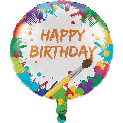 Art Party Metallic Balloon-Artist Themed Birthday Supplies-Party Things Canada