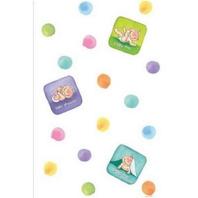 Baby Me Plastic Tablecover Baby Shower Creative Converting 