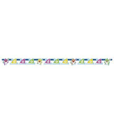 Baby Shark Jointed Banner-Baby Shark Birthday Party Supplies-Party Things Canada