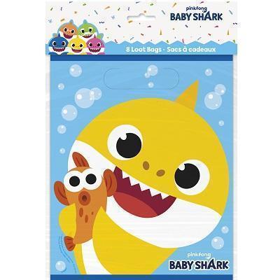 Baby Shark Loot Bags-Baby Shark Birthday Party Supplies-Party Things Canada