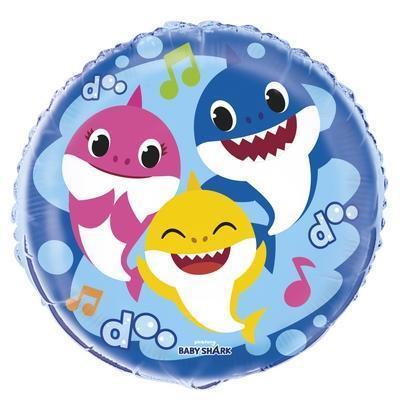 Baby Shark Metallic Balloon-Baby Shark Birthday Party Supplies-Party Things Canada