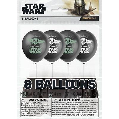 Baby Yoda Latex Balloons-Party Things Canada