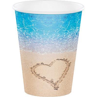 Beach Love Cups-Beach Ocean Themed Wedding Bachelorette Party Supplies-Party Things Canada