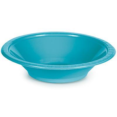 Bermuda Blue Plastic Bowls-Color-Creative Converting-Default-Party Things Canada