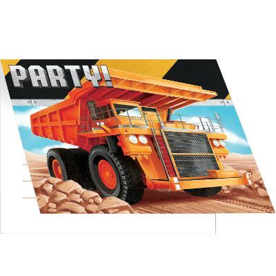 Big Dig Construction Invitations-Party Things Canada