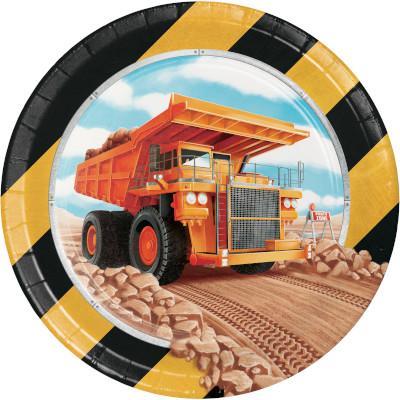 Big Dig Construction Luncheon Plates-Party Things Canada