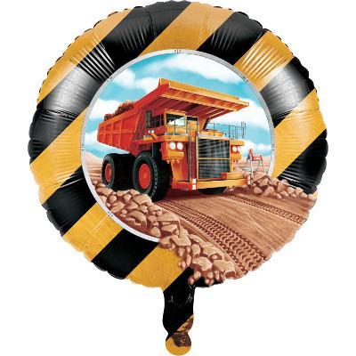 Big Dig Construction Metallic Balloon-Party Things Canada