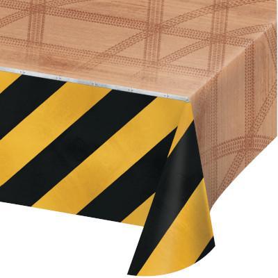 Big Dig Construction Plastic Tablecover-Party Things Canada