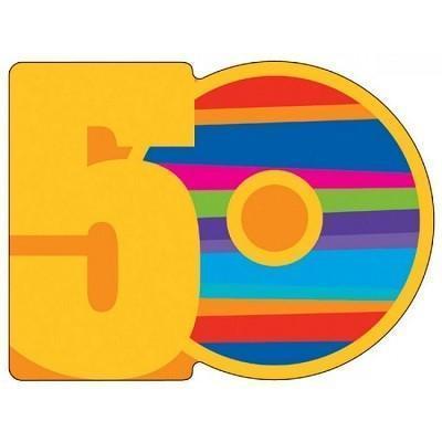 Birthday Stripes '50' Invitations Birthday Party Creative Converting 