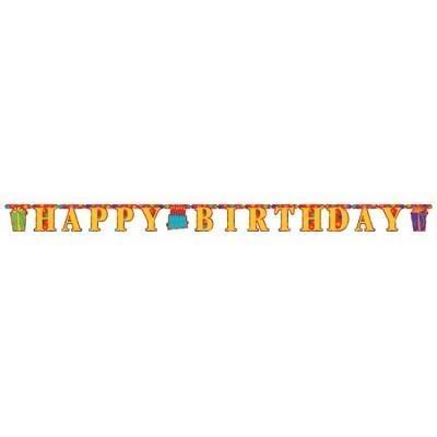 Birthday Stripes Jointed Banner Birthday Party Creative Converting 