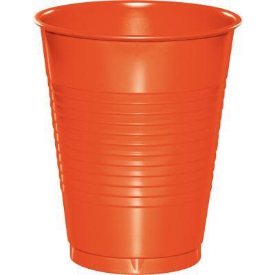 Bittersweet Plastic 16 Oz Cups Solid Colors Creative Converting 