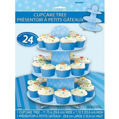 Blue Dots Cupcake Stand Birthday Party Unique 