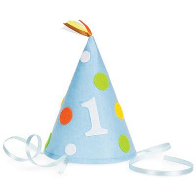 Blue Felt Birthday Party Hat-1st Birthday Party Supplies-Party Things Canada