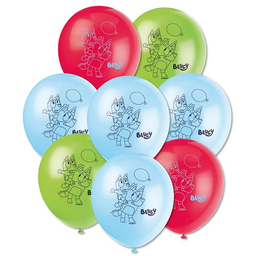 Bluey Cumpleaños Bluey Balloon Bluey y Bingo Puppy Pawty Balloons