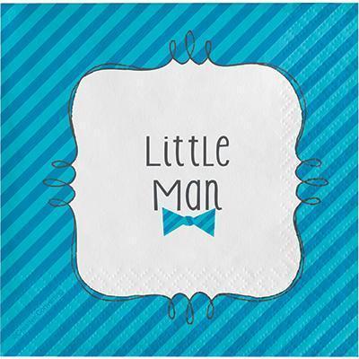 Bow or Bowtie Beverage Napkins-Baby Shower Gender Reveal Supplies-Party Things Canada