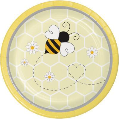 Bumblebee Baby Luncheon Plates-Party Things Canada